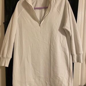 GAP Cream Half-Zip Pullover Sweatshirt